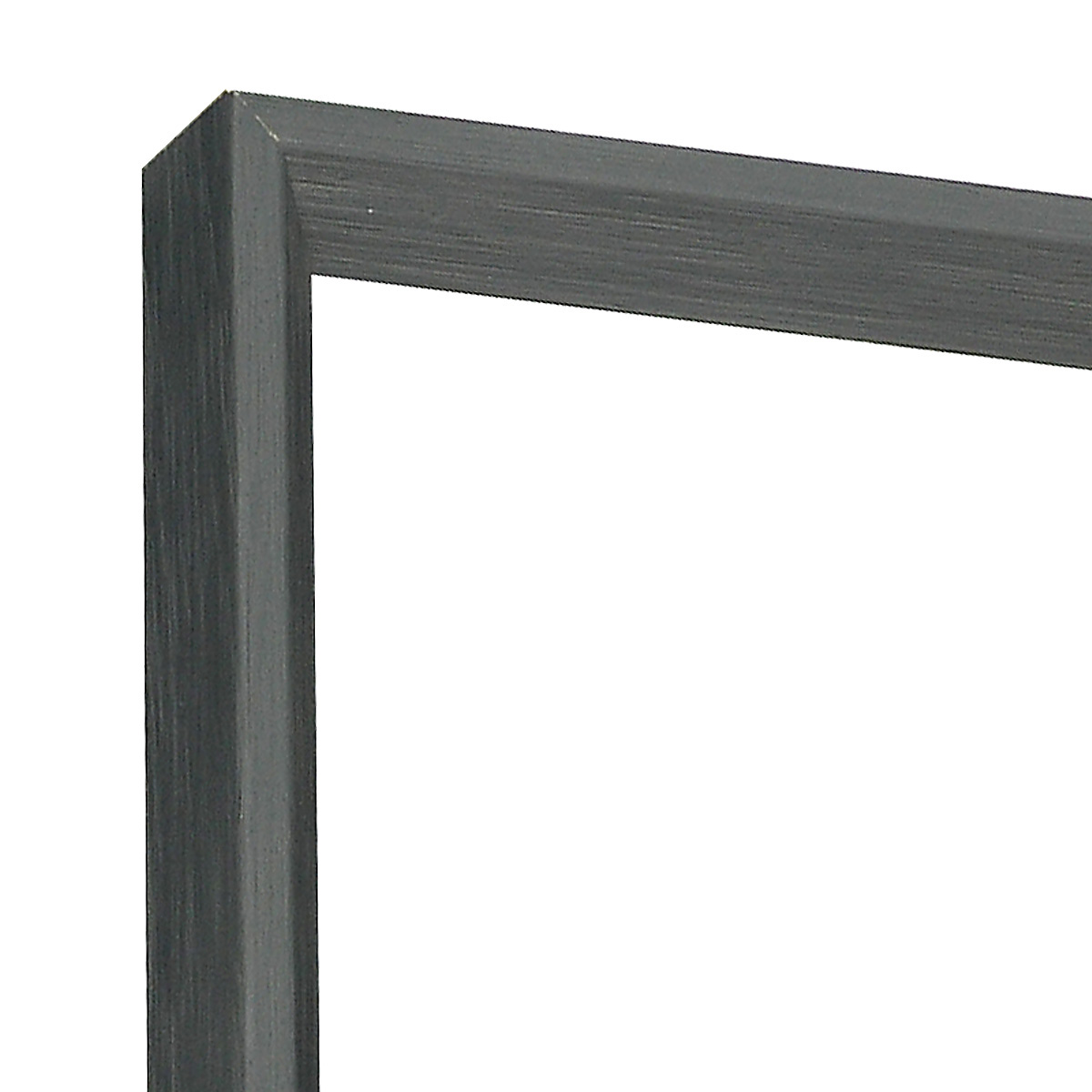 Bilderleiste Ayous 14 mm breit 25 mm hoch - Dunkelgrau - Ecke