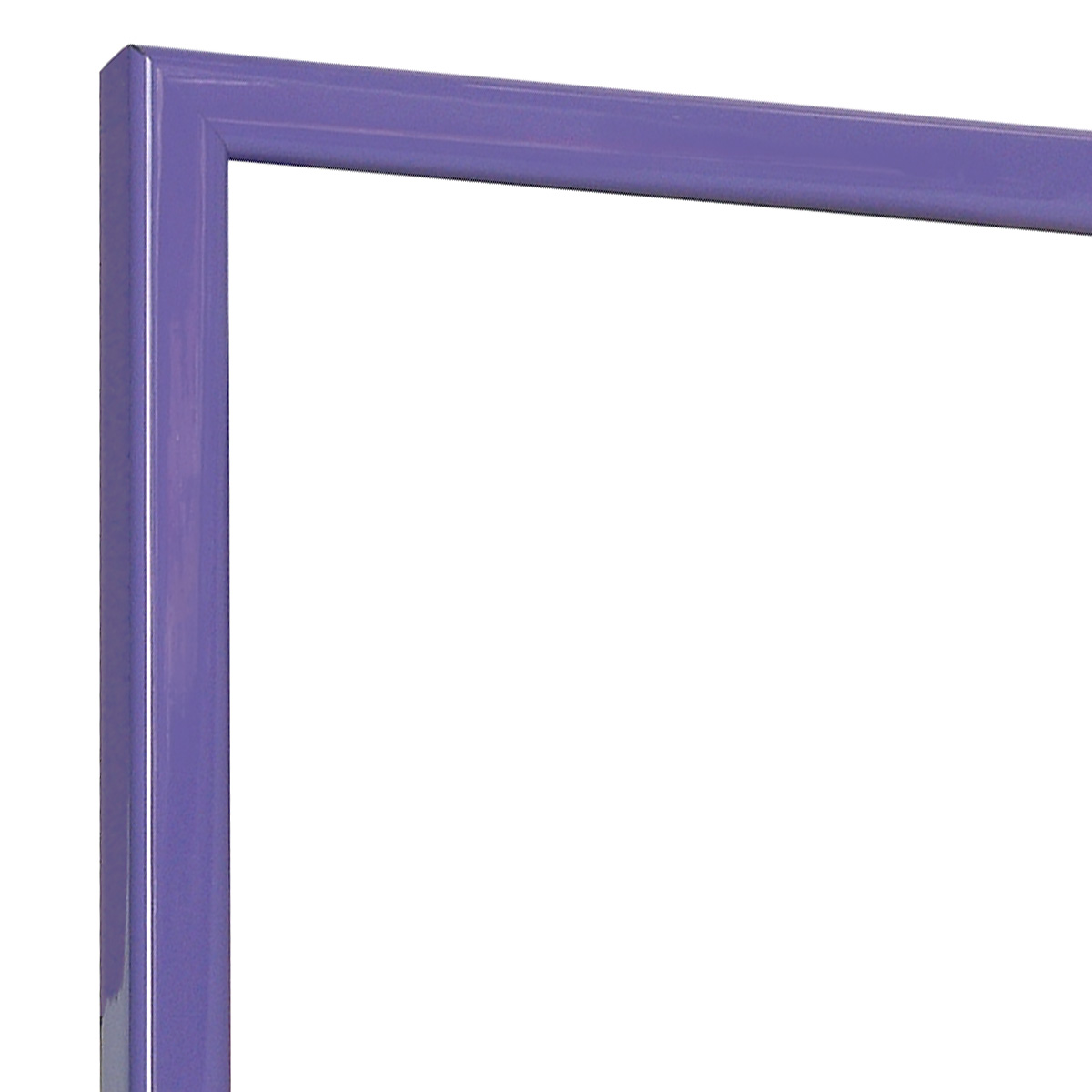 Bilderleiste keilgezinkte Pinie 26 mm breit 23 mm hoch - Violet glänz. - Ecke