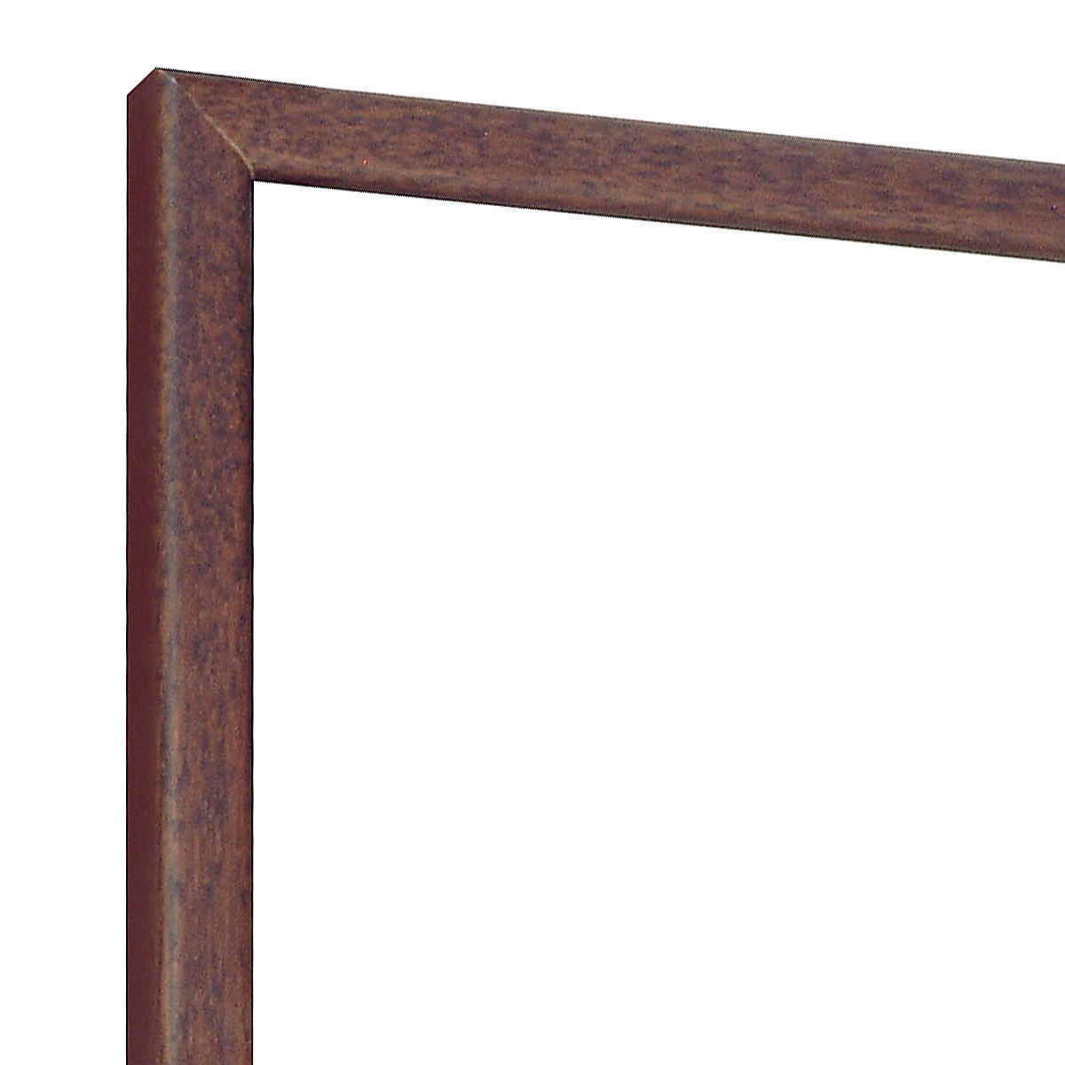 Bilderleiste Lindenholz  14 mm breit 14 mm hoch - Mahagoni - Ecke