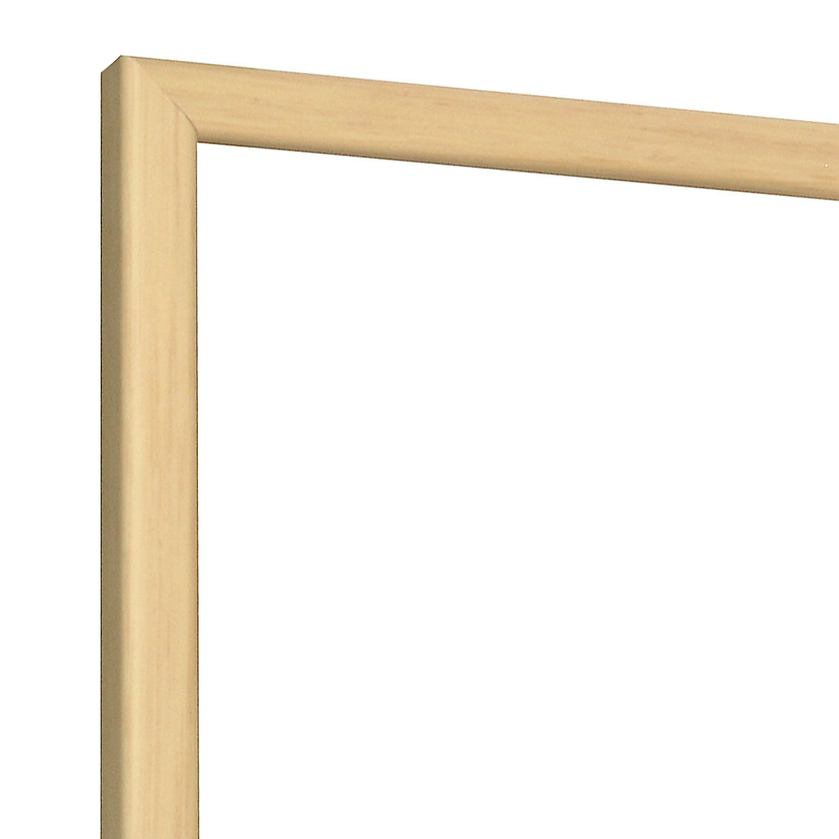 Bilderleiste Lindenholz  14 mm breit 14 mm hoch - Naturholz - Ecke