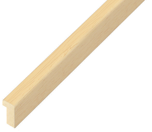 Bilderleiste Lindenholz roh - 10 mm breit - 13 mm hoch
