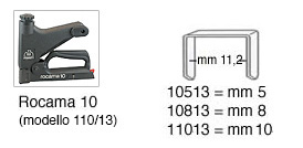 Klammern 110/13 für Rocama 110/13 - 10 mm - 5000 St.