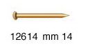 Rundkopfnägel aus verm. Eisen 14 mm St. 1,5 mm - 1 Kg