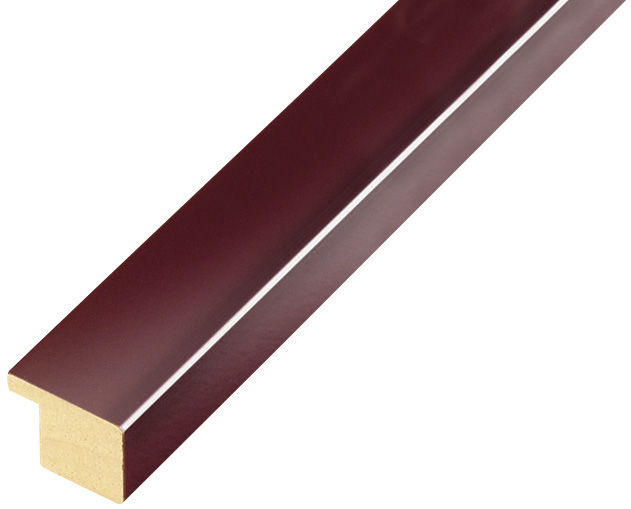 Bilderleiste Ayous flach 20mm breit 14hoch - bordeaux glänz.