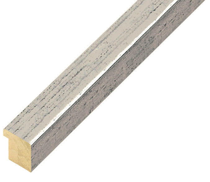 Bilderleiste Ayous flach 15mm breit 14 hoch - SIlber antik - 15ARGVEC