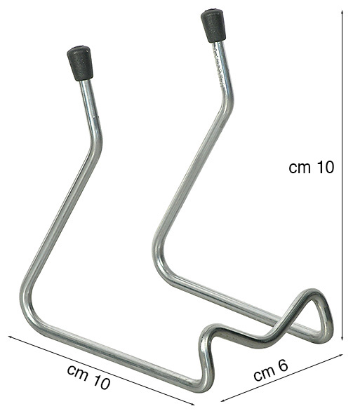 Halter für rahmenlose Bildhalter, verzinkt