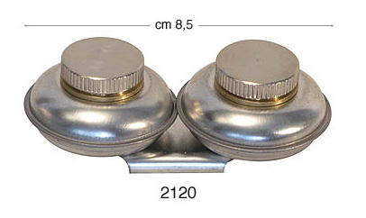 Doppelschüssel mit Schraubverschluss 40 mm