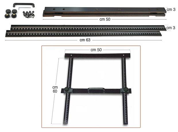 Schneidrahmen für den Längsschnitt von Glas 60 cm