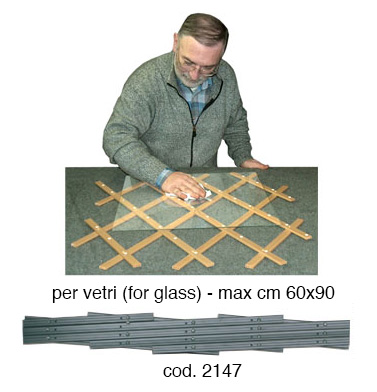 Ausziehbares PVC-Gitter für die Glasreinigung 60x90