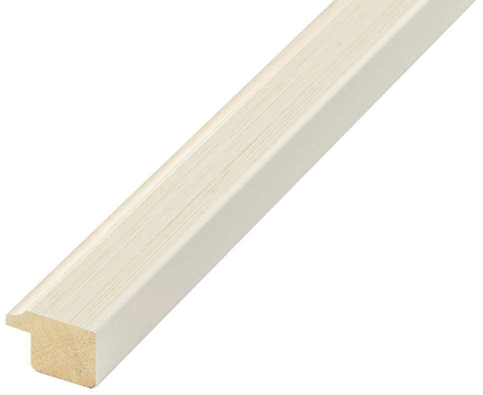 Passepartoutleiste keilgezinkte Pinie Breite 22 mm Beige gesprenkelt - 22BEIGE