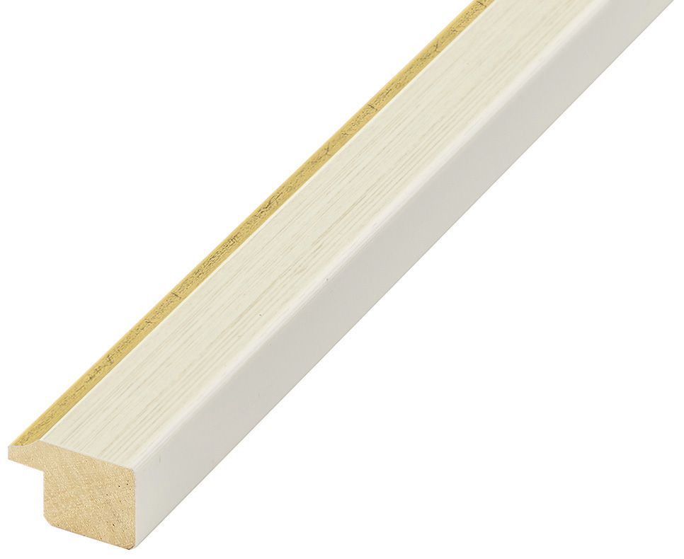 Passepartoutleiste keilgezinkte Pinie Breite 22 mm Beige gesprenkelt G