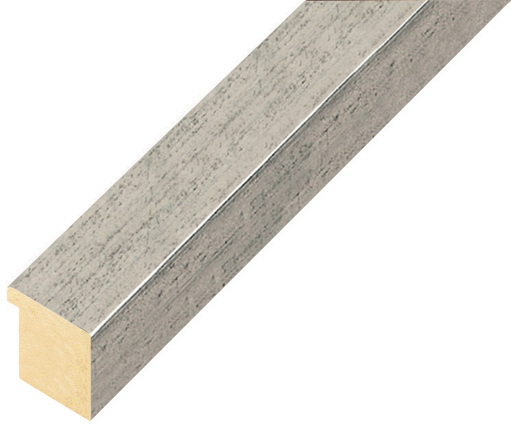 Bilderleiste Ayous flach 20mm breit 20 hoch - Silber antik - 26ARGVEC