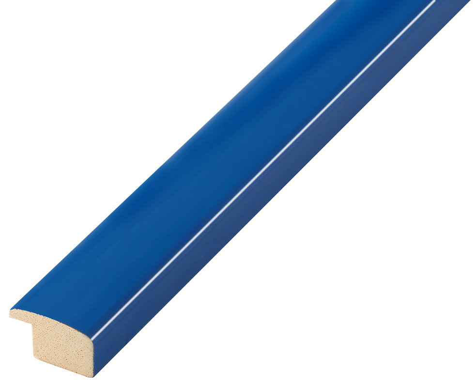 Bilderleiste Ayous 23 mm breit 13 mm hoch - Blau glänzend - 279BLU