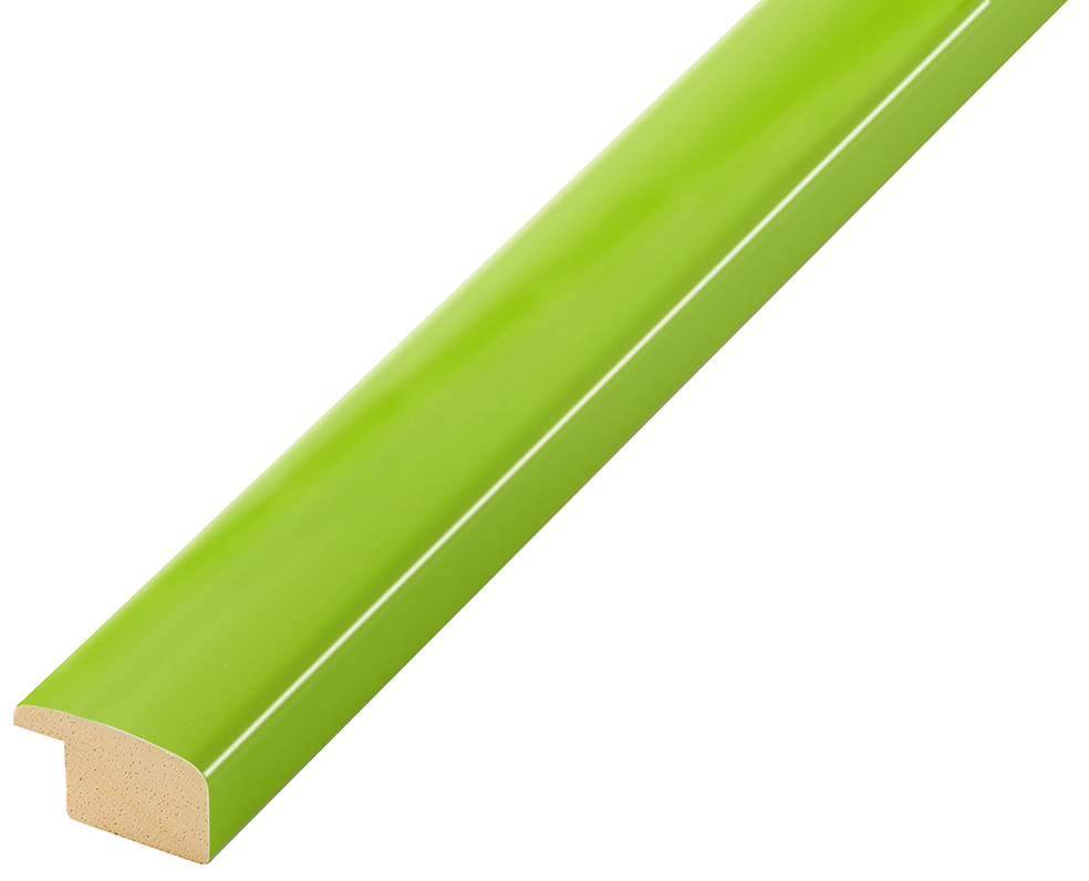 Bilderleiste Ayous flach 23 mm breit 13 hoch - Grasgrün glänz