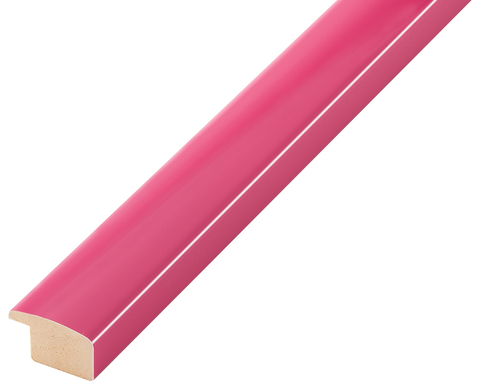 Bilderleiste Ayous flach 23 mm breit 13 hoch - Rosa glänzend