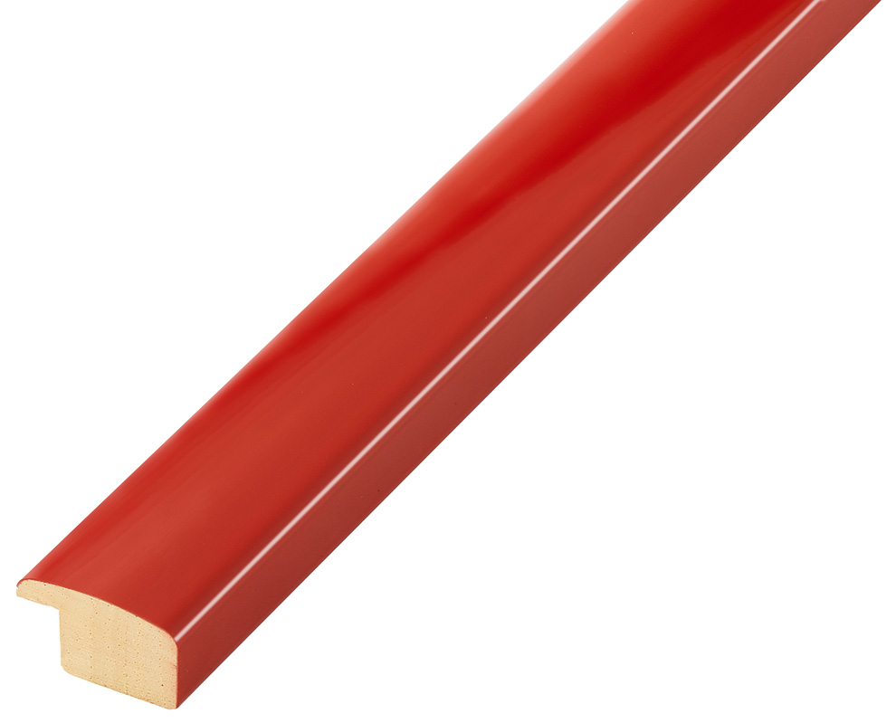 Bilderleiste Ayous flach 23 mm breit 13 hoch - Rot glänzend