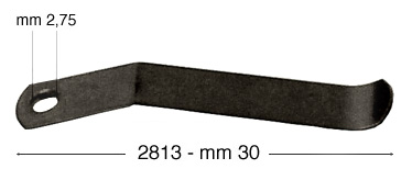 Feder für Keilrahmen aus geöltem Stahl 30 mm- Pack.1000