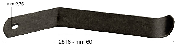 Feder für Keilrahmen aus geöltem Stahl 60 mm- Pack. 500