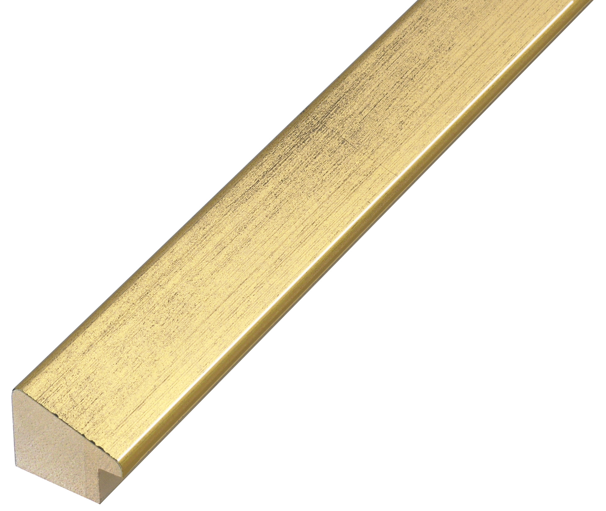 Bilderleiste keilgezinkte Pinie 26 mm breit 23 hoch - Gold - 284ORO