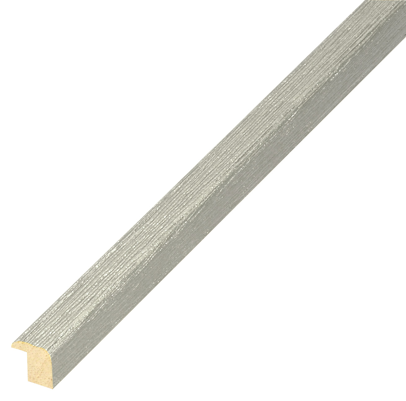 Bilderleiste Ayous Holzwurmbehandlung 13x13mm gestreift Silber - 311ARG