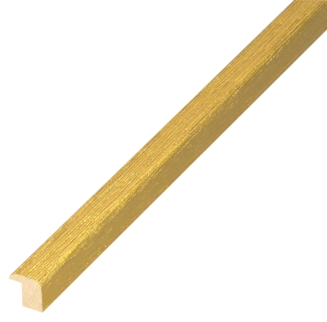 Bilderleiste Ayous Holzwurmbehandlung 13x13mm gestreift Gold - 311ORO