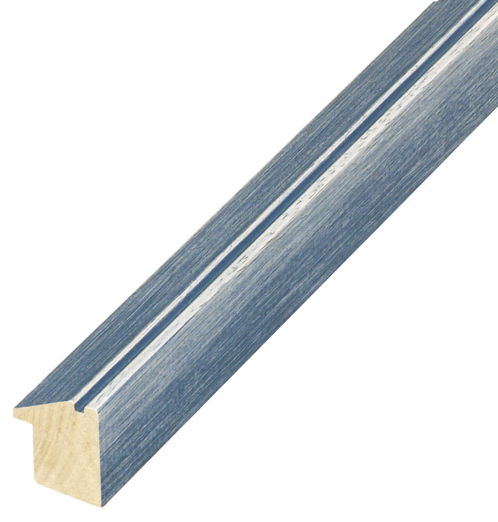 Bilderleiste Ayous 22 mm hoch 19 breit - blau matt