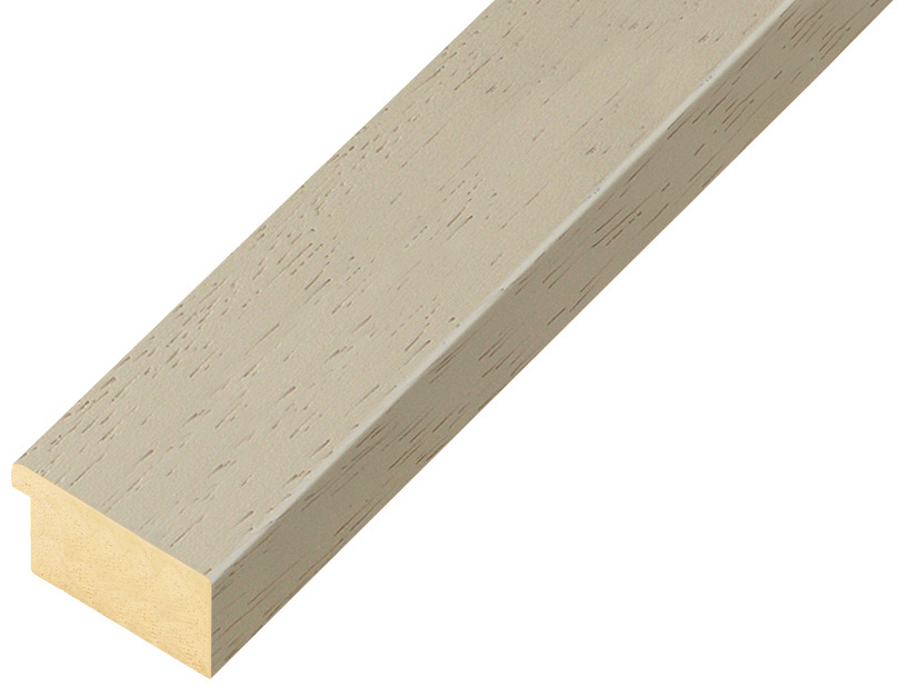 Bilderleiste Ayous flach 30 mm breit 14 hoch - Beige