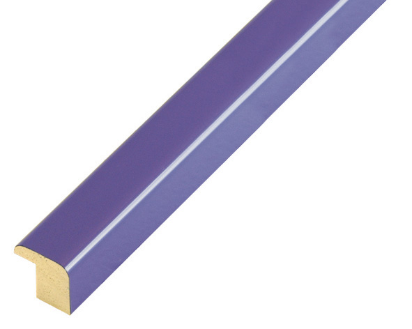 Bilderleiste keilgezinkte Pinie 14 mm breit - violett glänzend - 329VIOLA
