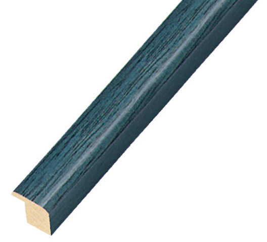 Bilderleiste Lindenholz  Breite 14 mm mattes Finish Blau