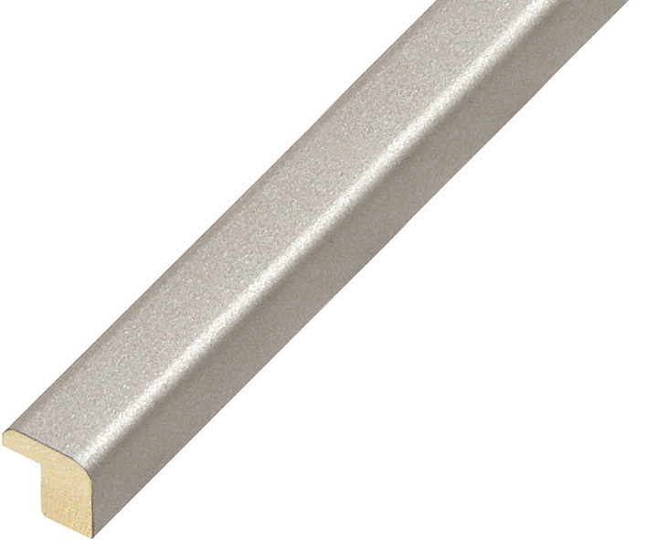 Bilderleiste Lindenholz  Breite 14 mm mattes Finish Silber - 333ARG