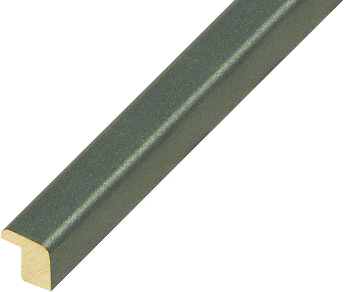 Bilderleiste Lindenholz  Breite 14 mm mattes Finish Blei - 333PIOMBO