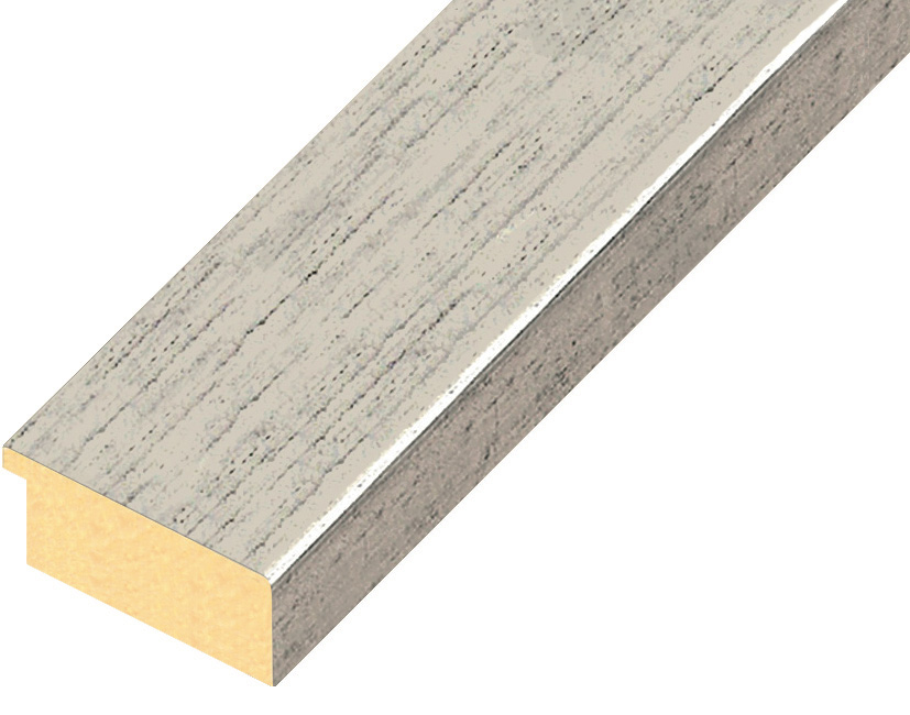Bilderleiste Ayous flach 40 mm breit 16 hoch - Silber antik  - 40ARGVEC