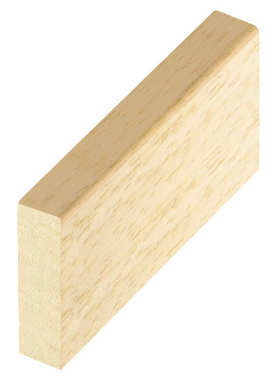 Bilderleiste Lindenholz roh - 40 mm breit 10 mm dick ohne Falz