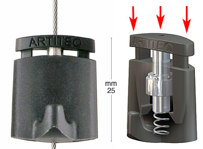 Haken Micro Grip 1 mm - Packung 10 Stück