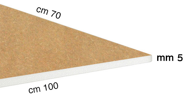 Styroporplatten mit Kraft-Papier 5 mm 70x100 cm