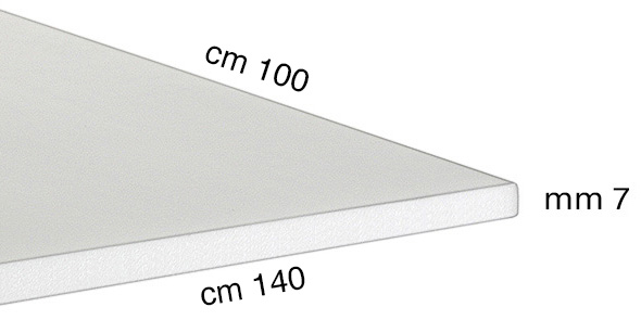 Styroporplatten Stärke 7 mm - 100x140 cm
