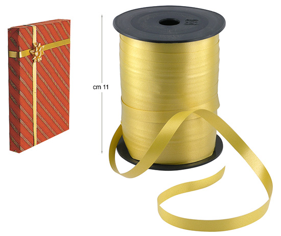 Geschenkpapierband Gold 10 mm x 230 m