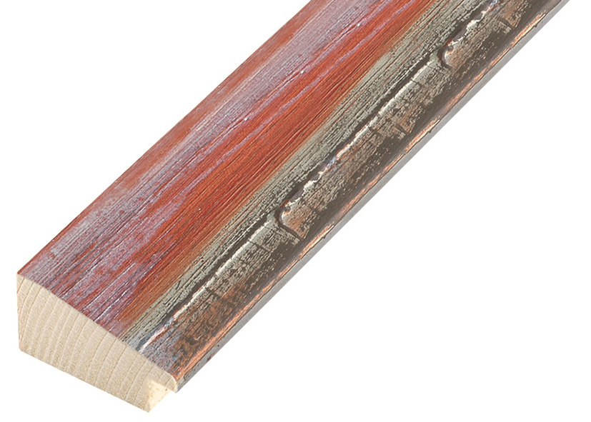 Eckmuster von Leiste 472ROSSO