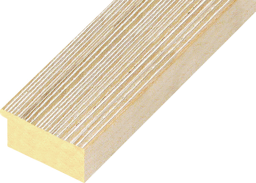 Bilderleiste Ayous flach 48mm breit 20 hoch - Creme - 50CREMA