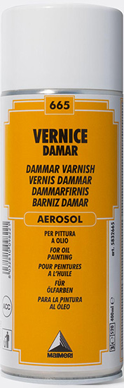 Schlussfirnis Spray Dammar glänzend 400 ml