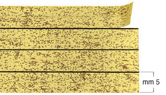 Dekorative Klebestreifen gold antik 12 m 4 Streifen zu 5 mm