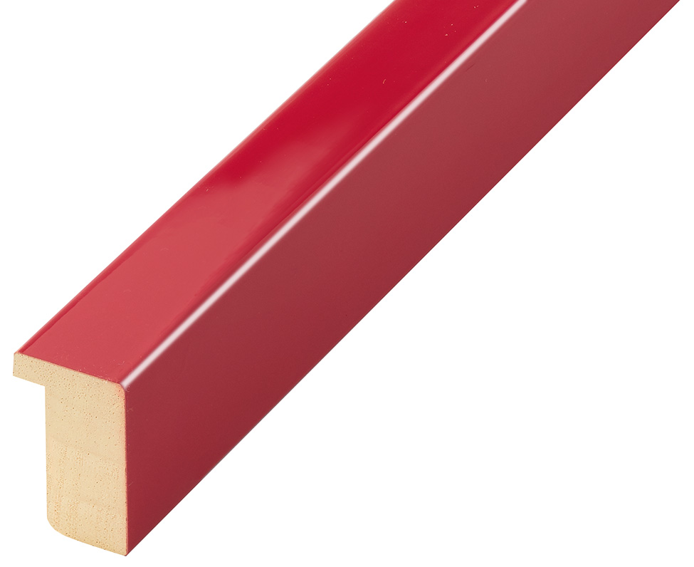 Bilderleiste Ayous flach 20 mm breit 32 hoch - Rot glänzend