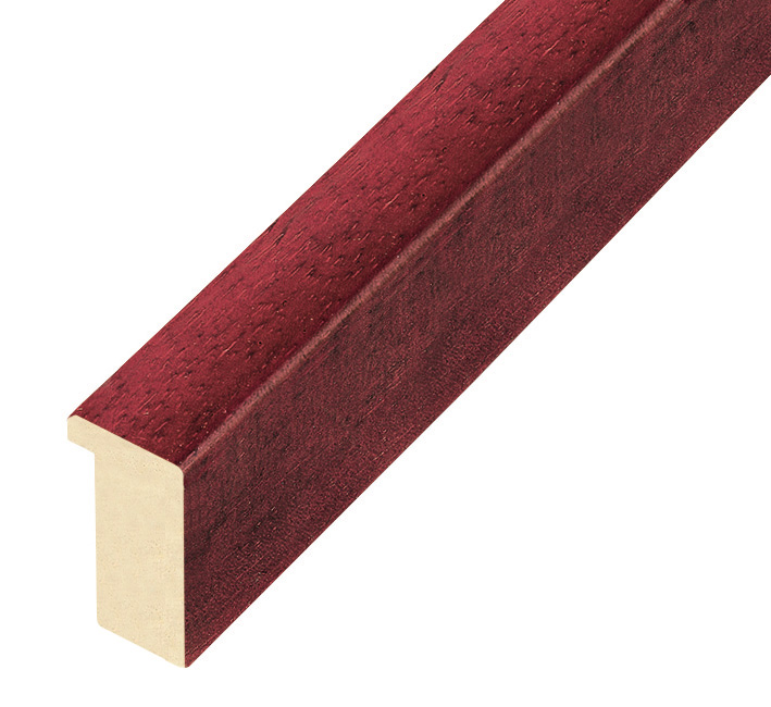 Bilderleiste Ayous flach 20 mm breit 32 hoch - bordeaux matt