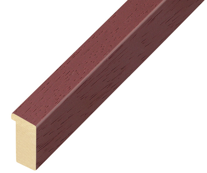 Bilderleiste Ayous flach 20 mm breit 32 hoch - Himbeerrot