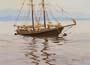 Gemälde: Boot  - 50x70 cm