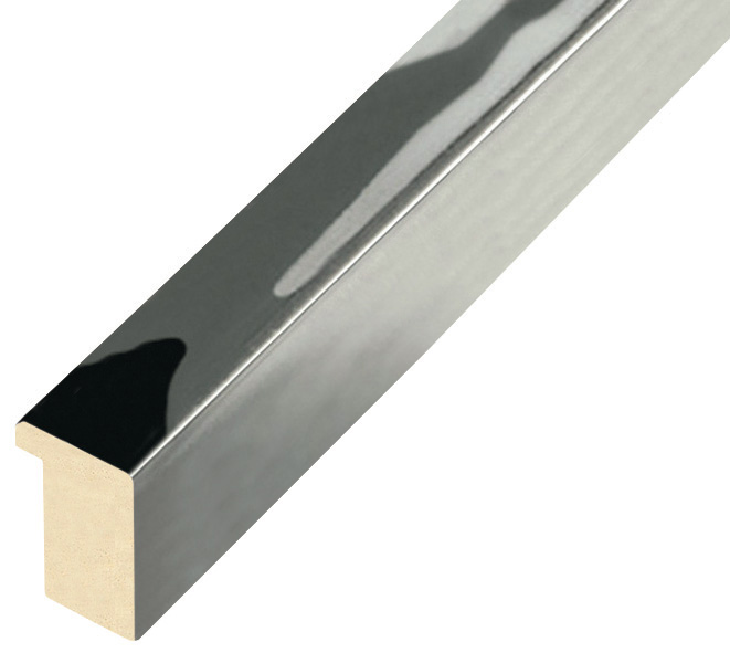 Bilderleiste Ayous flach 20 mm breit 25 hoch - Silber glänz. - 622ARGLUC