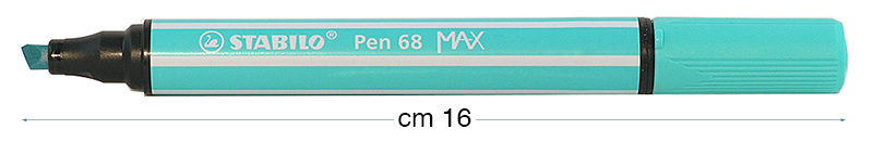 Filzstifte Stabilo Pen 68 MAX - Wassergrün