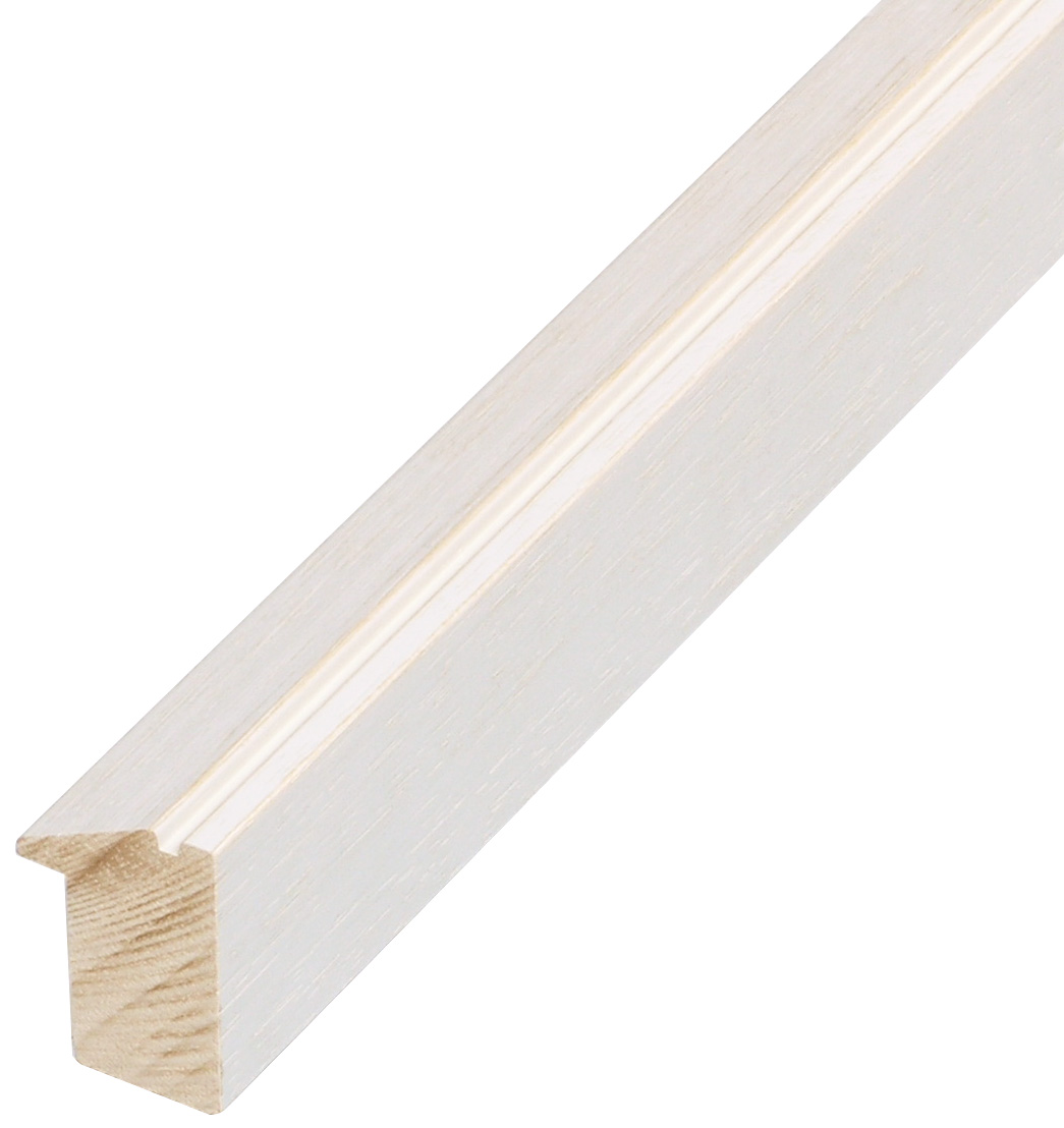 Bilderleiste Ayous 40 mm hoch 28 breit - creme matt - 727CREMA