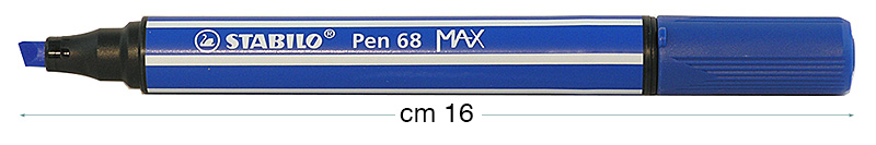 Filzstifte Stabilo Pen 68 MAX - Ultramarineblau