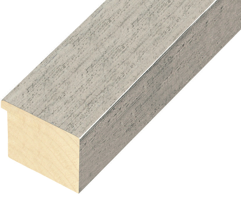 Bilderleiste Ayous flach 48 mm breit 32 hoch - Silber antik - 750ARGVEC